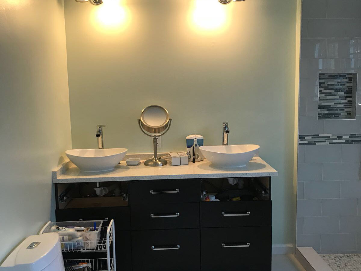 Gaithersburg MD Kitchen and Bathroom Remodel Project