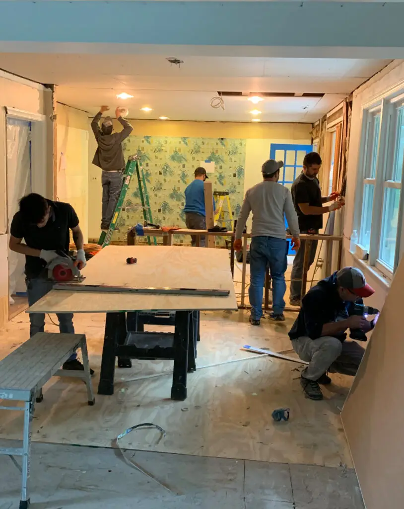 Basement Remodel of Basement Ceiling by Quick Remodels Bethesda
