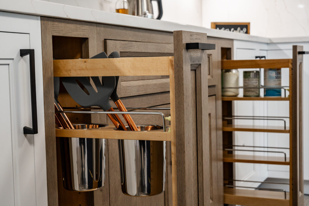 Kitchen Pull-out Drawer in Maryland and DC Showroom by Quick Remodels Bethesda